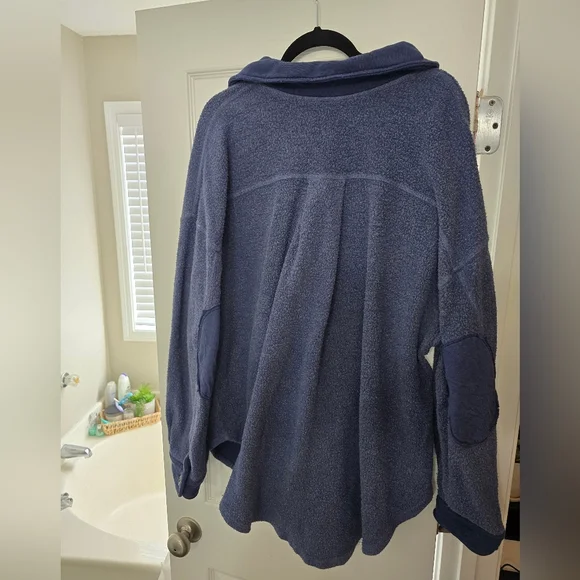 Free People Ruby Jacket In Indigo Size Medium - Picture 4 of 5